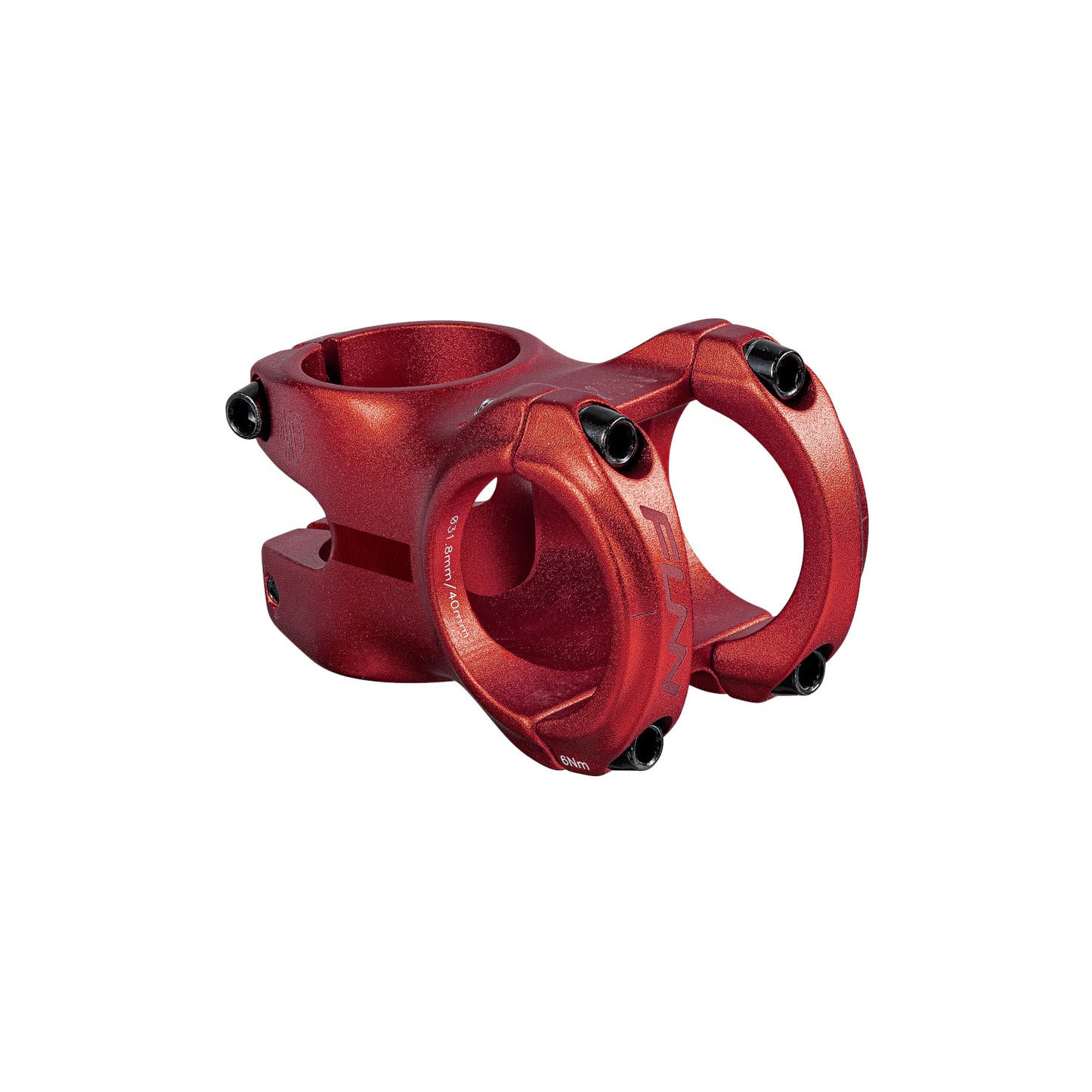 FUNN Nixie Stem - 1 1/8th Inch Steerer - 31.8mm - 40mm - 0 Degree - Red
