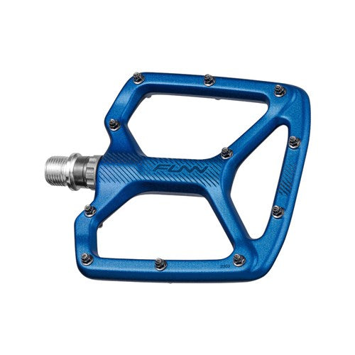 FUNN Python V2 Flat Aluminium Pedals - Standard - Blue