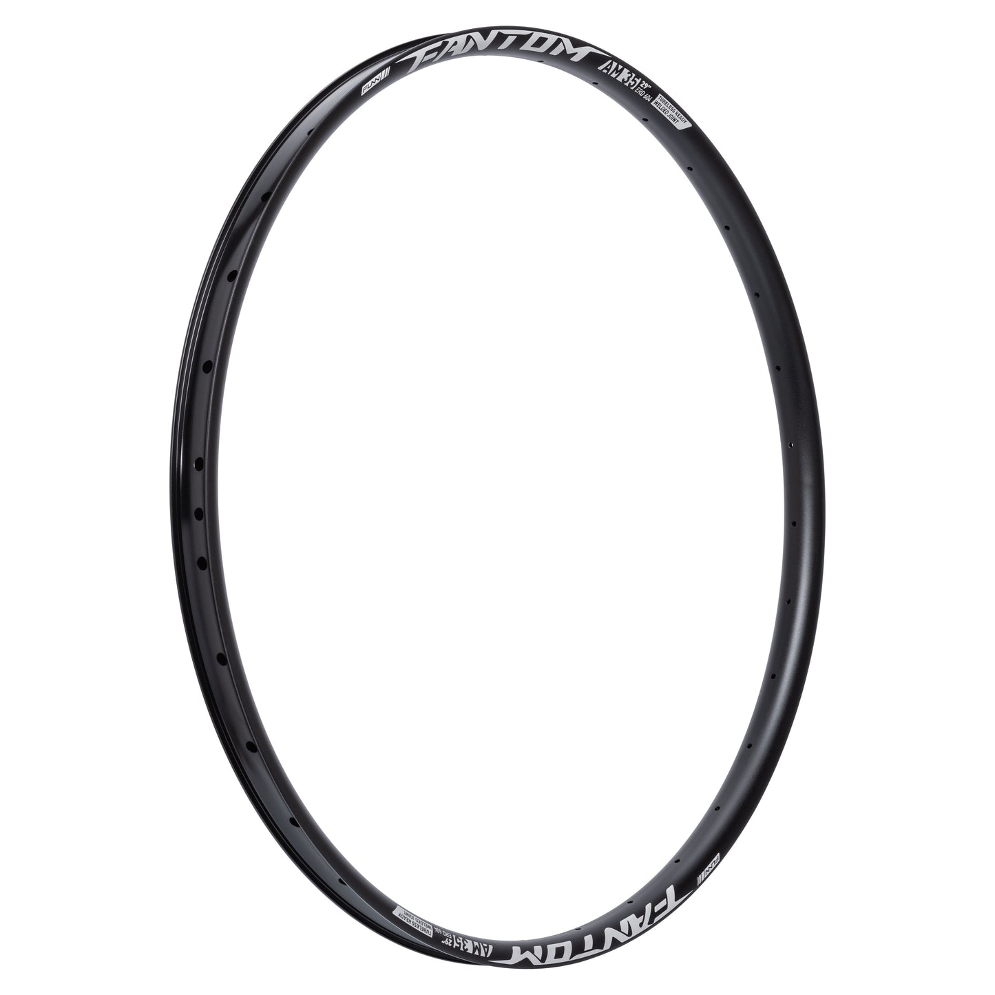 FUNN Fantom AM35 V2 Rim - 29 Inch - 32 Hole - 30mm - Aluminium - Black