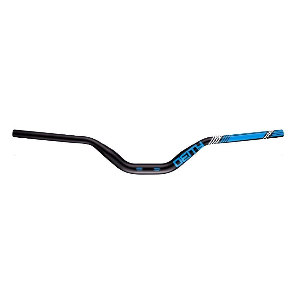 Deity Highside Alloy Bars - 31.8mm - 760 - 80mm Rise - Black - Blue