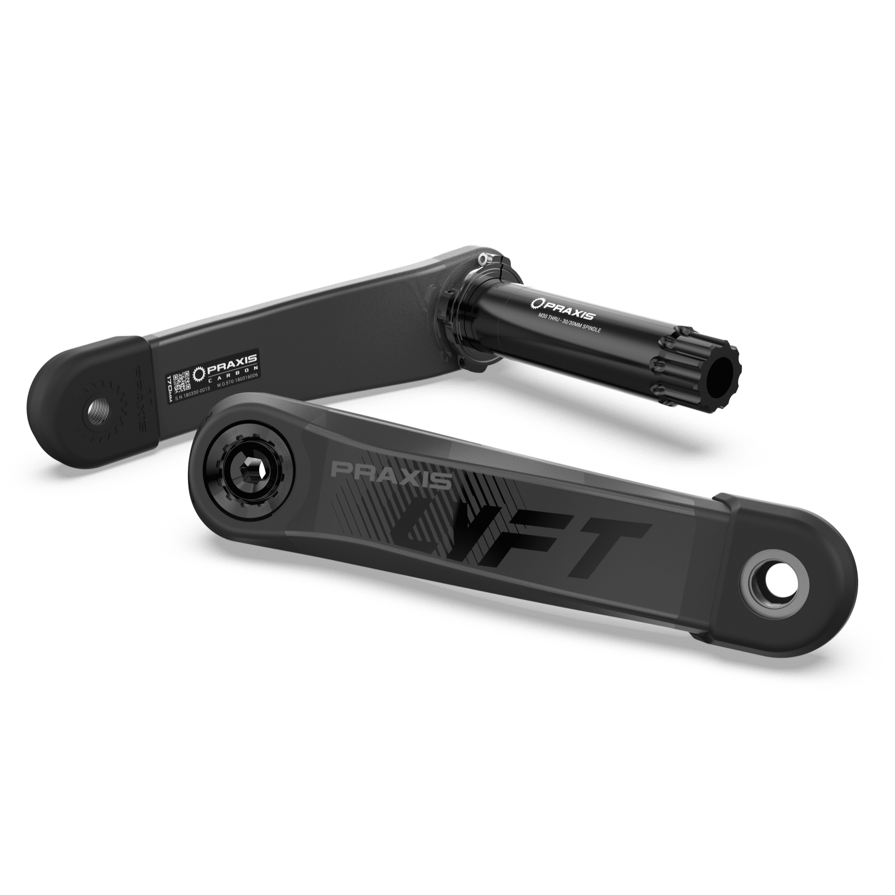(美品)PRAXIS LYFT CARBON MTBクランクアーム 170mm Praxis Lyft G2 Carbon Crankset | MTB Direct