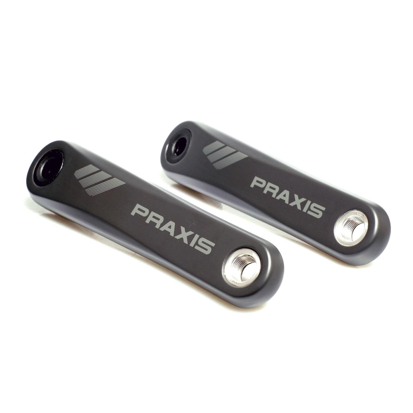 Praxis eCrank Carbon Crank Arms - ISIS Spline - 165mm - Black - No Spider - No Chainring - Pair