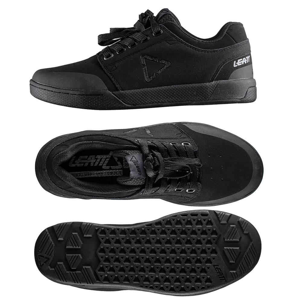 Leatt DBX 2.0 Flat Pedal Shoes - US 9.5 - Black