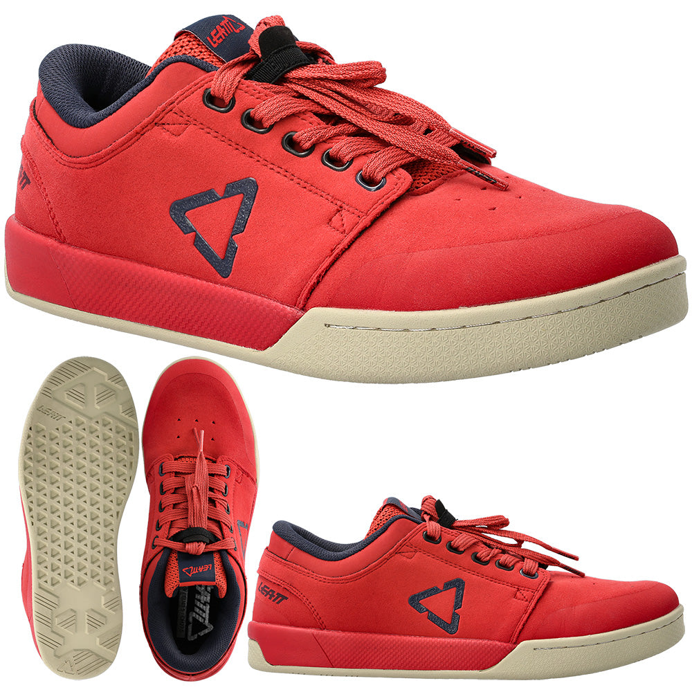 Leatt 2.0 Flat Pedal Shoe - US 8.5 - Chilli