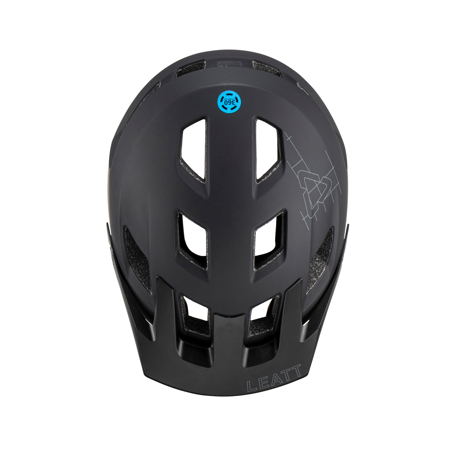 Leatt MTB All Mountain 1.0 Helmet - S - Stealth - V23