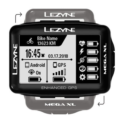 Lezyne Mega XL GPS Cycling Computer - Image 1