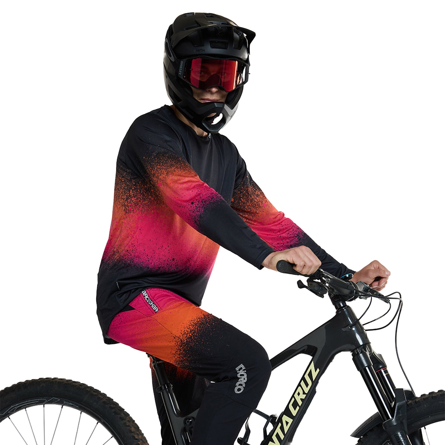DHaRCO Men's Race Long Sleeve Jersey - L - Black Snake