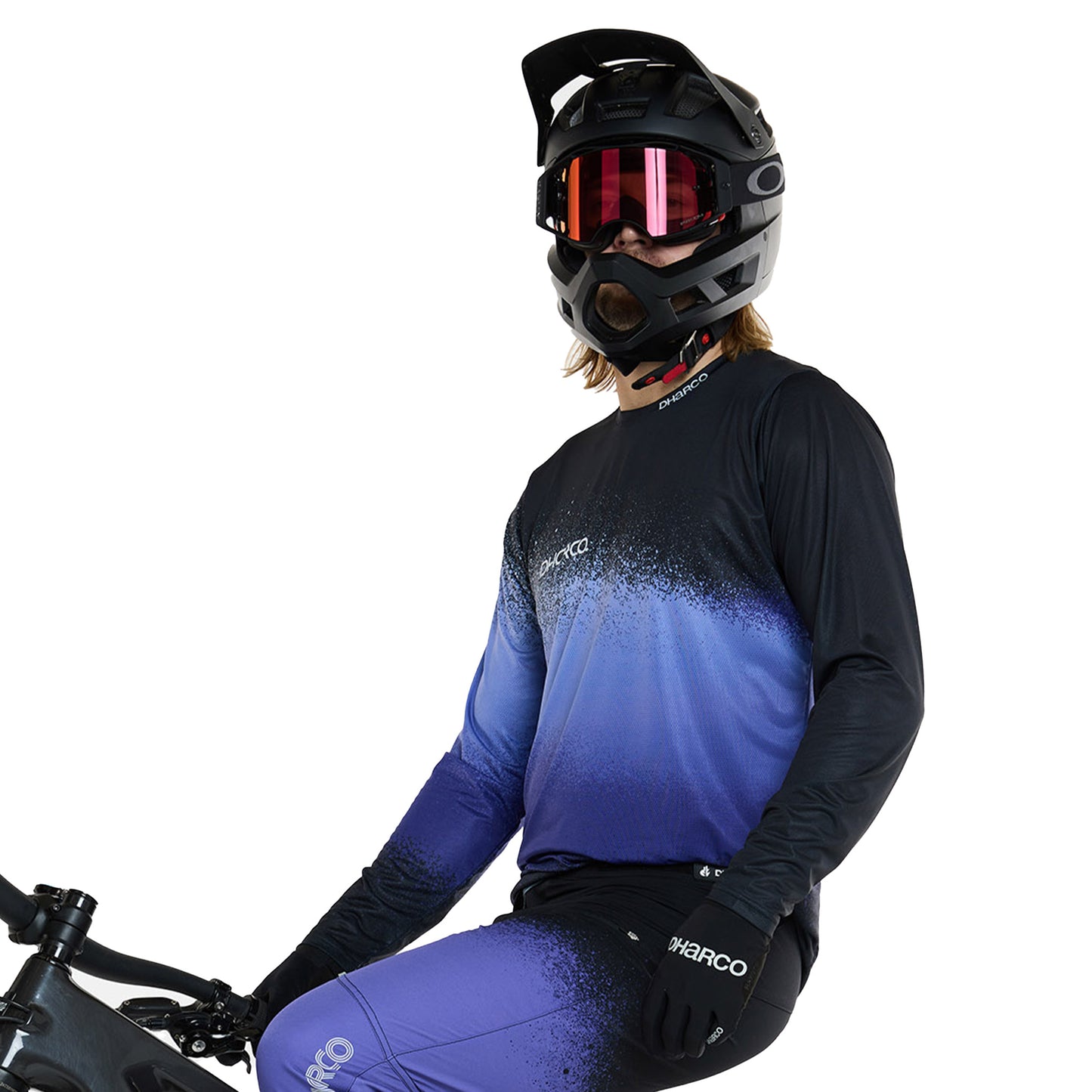 DHaRCO Men's Race Long Sleeve Jersey - L - Ultra Violet