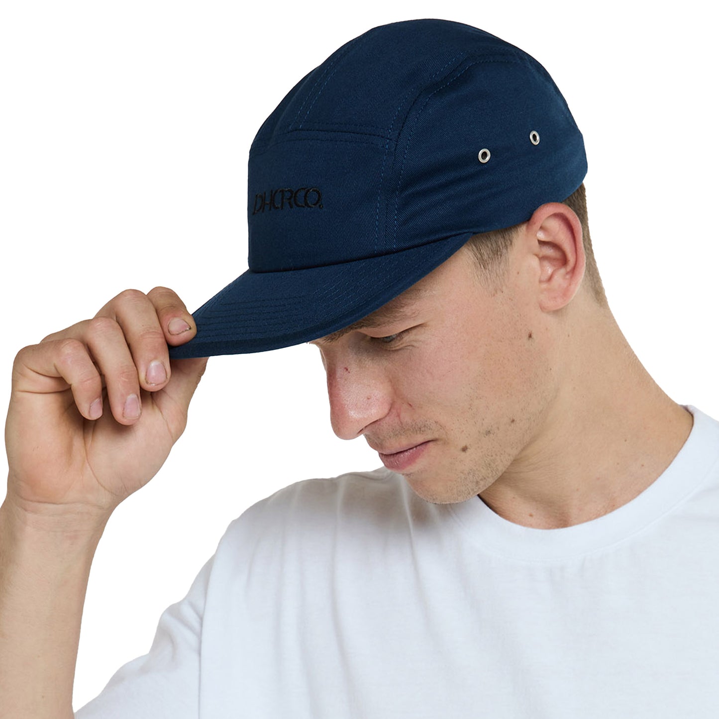 DHaRCO 5 Panel Cotton Snapback Hat - One Size Fits Most - Maverick