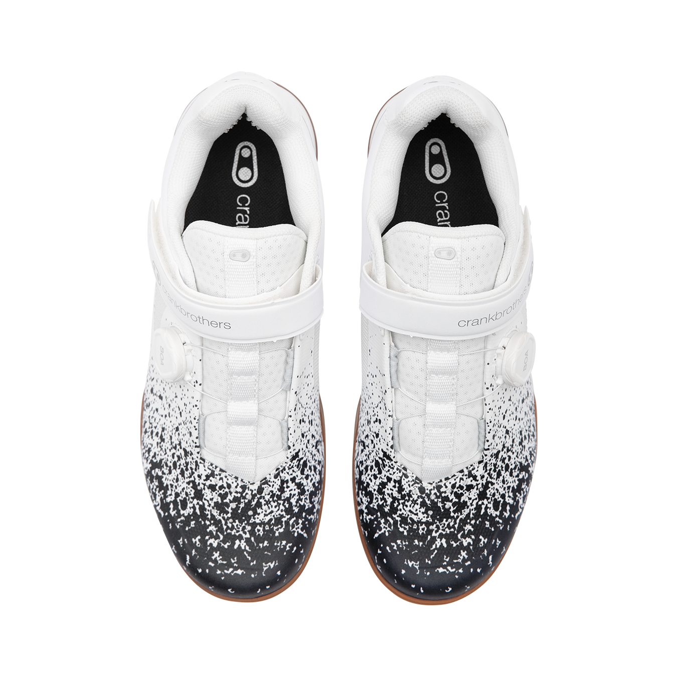 Crank Brothers Mallet BOA Clipless Shoes - US 14 - LE Black - White Splatter