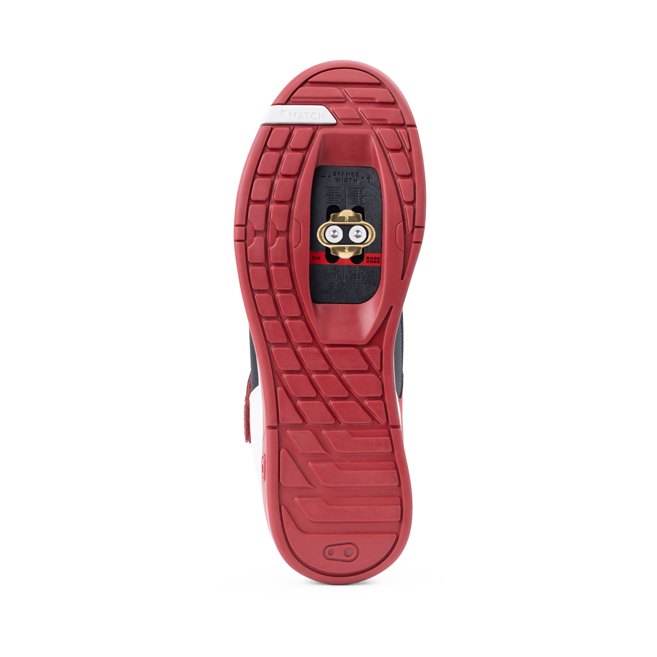 Crank Brothers Mallet Speedlace Clipless Shoes - US 10.5 - Black - Red - White