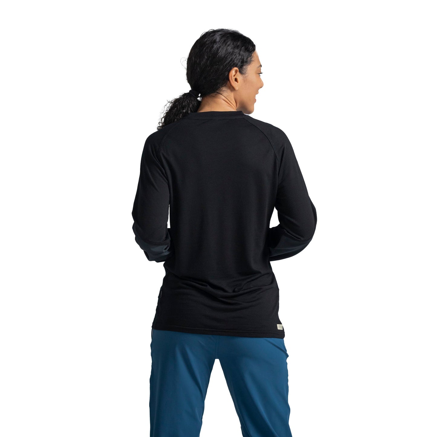 Norman MTB Women's Merino Long Sleeve Gravity Jersey - Women's XL - Black