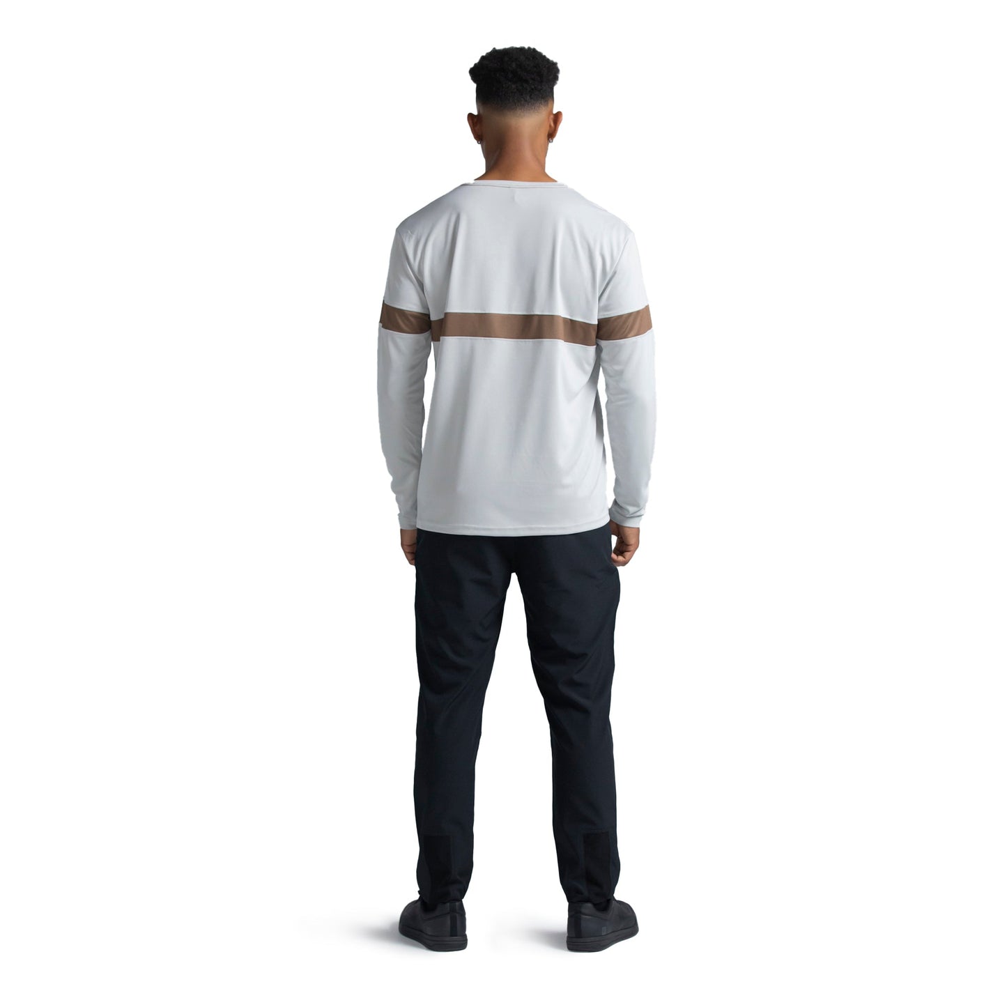 Norman MTB Men's Bamboo Long Sleeve Gravity Jersey - M - White