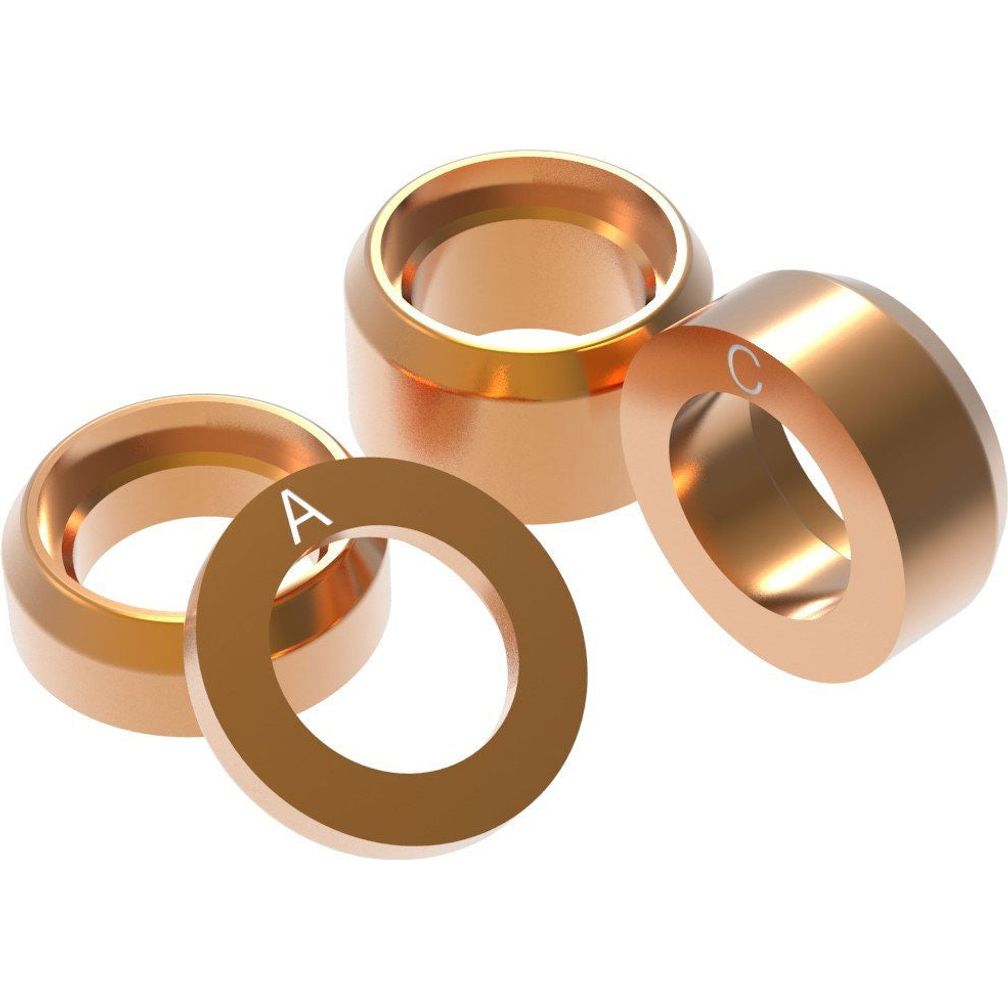 OneUp Components Axle R Shims - Axle Parts - Orange