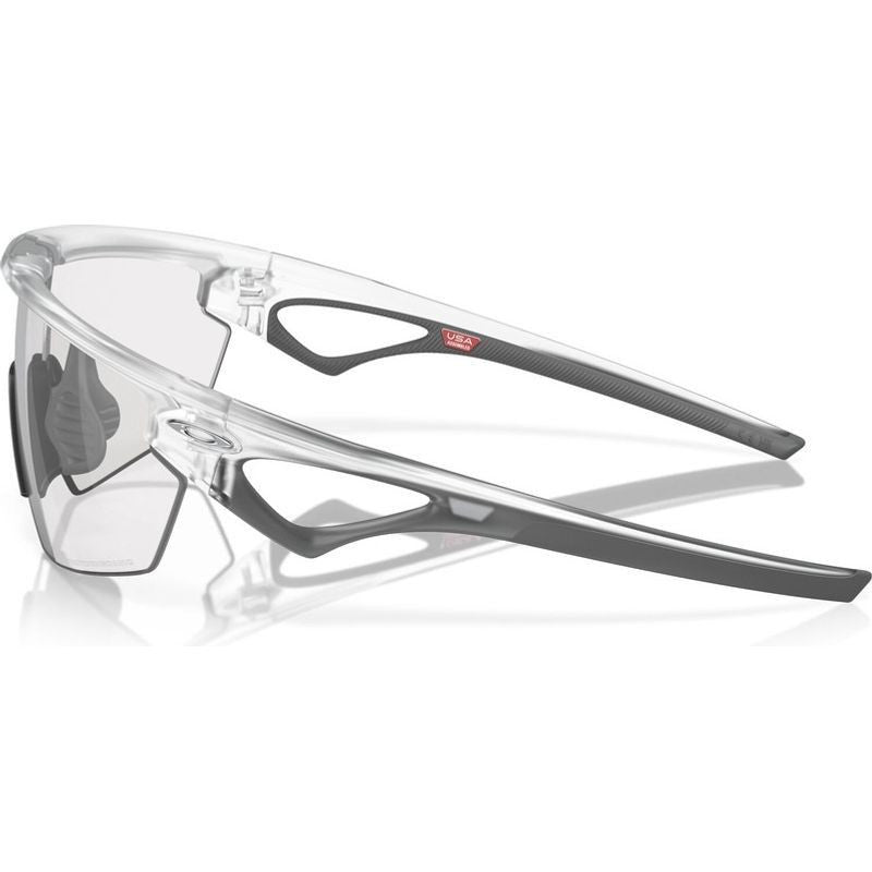 Oakley Sphaera Sunglasses - L - 134mm - Matte Clear - Clear Photochromic