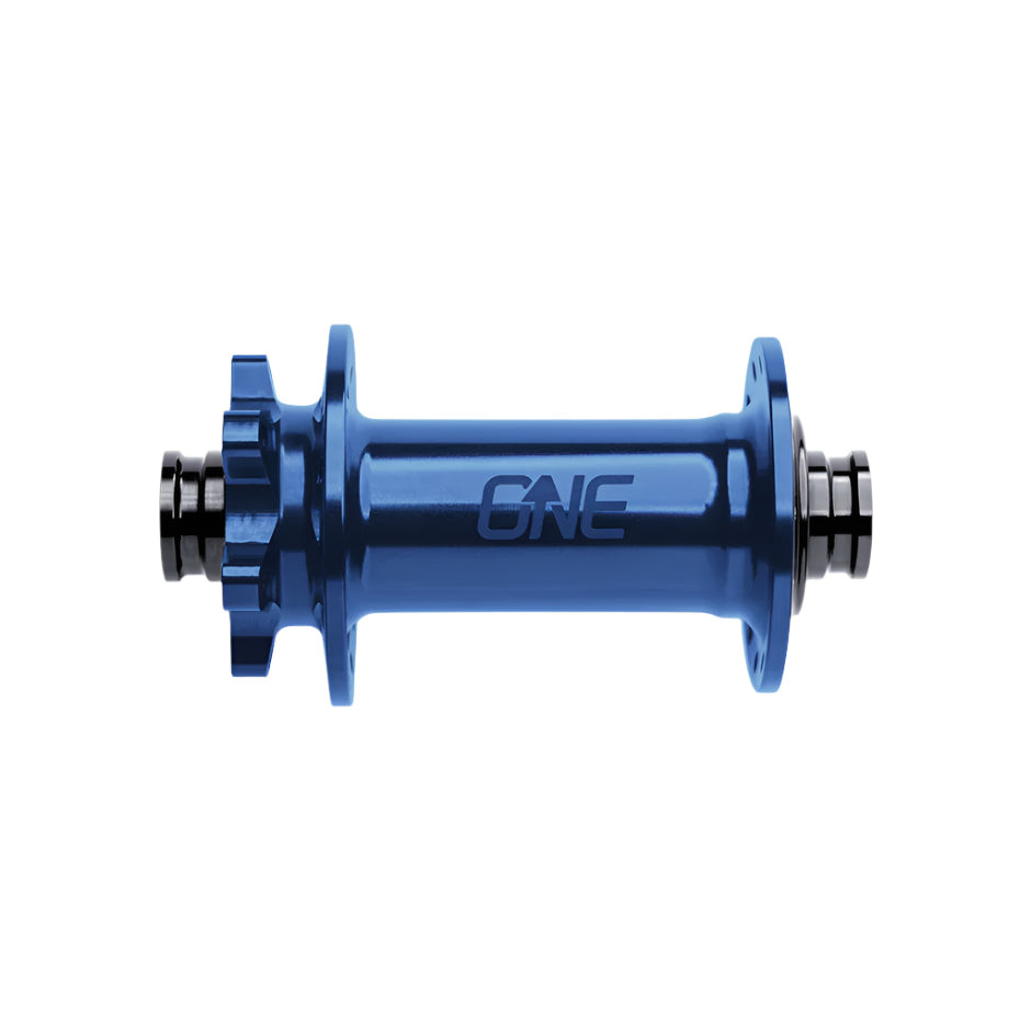 OneUp Components 6 Bolt Disc Front Hub - Front - 15x110mm Boost - 6 Bolt - 28 Hole - J-Bend - Dark Blue