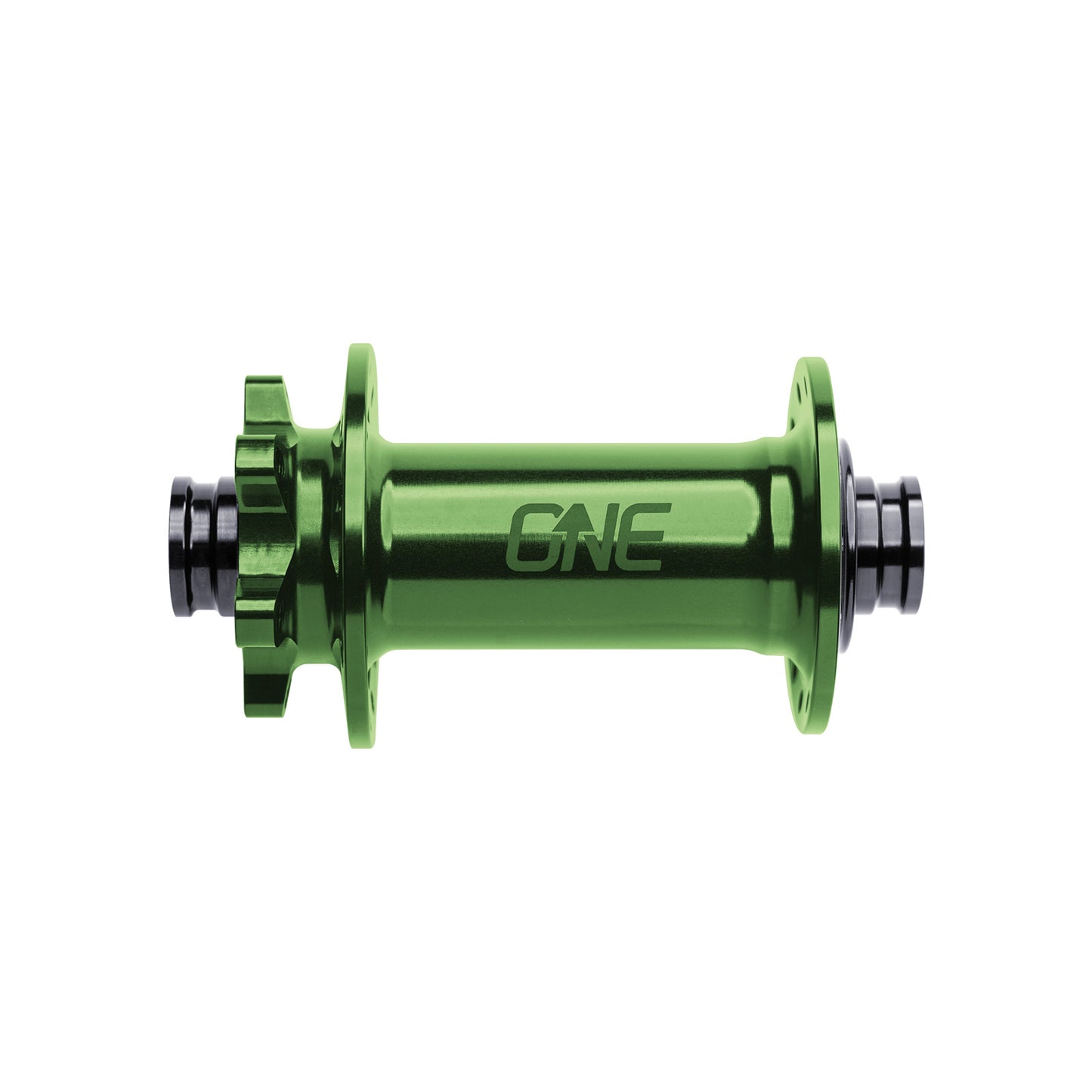 OneUp Components 6 Bolt Disc Front Hub - Front - 15x110mm Boost - 28 Hole - J-Bend - Green