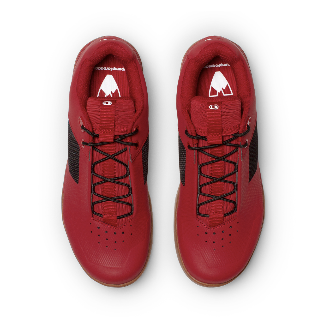 Crank Brothers Mallet Lace Clipless Shoes - US 9.5 - Pump For Peace - Red