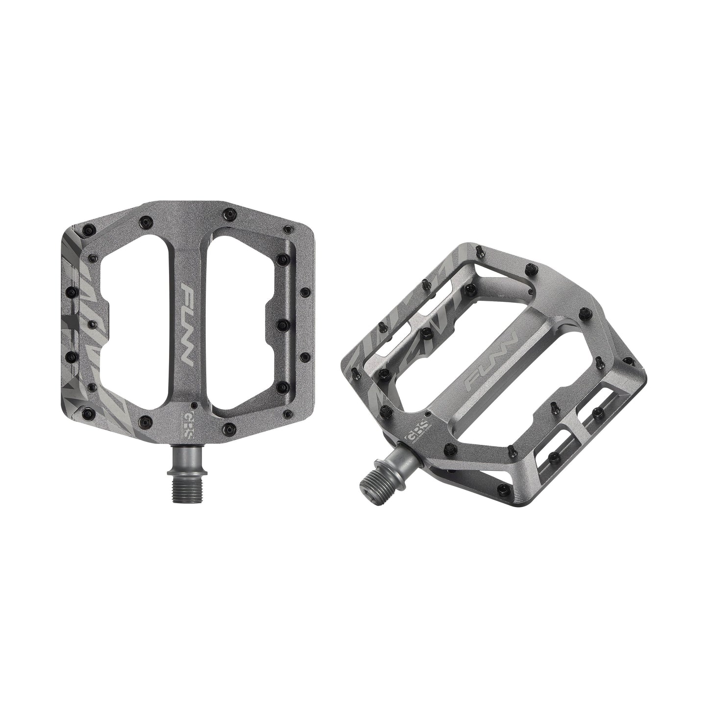 FUNN Funndamental V2 Aluminum Pedals - Standard - Grey
