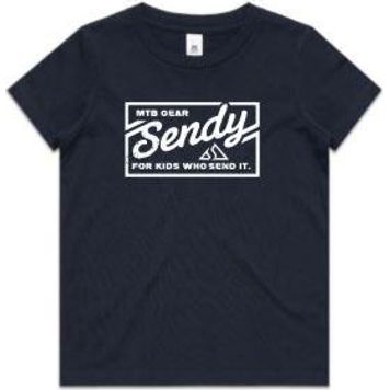 Sendy Square Youth T-Shirt - Youth S - Navy