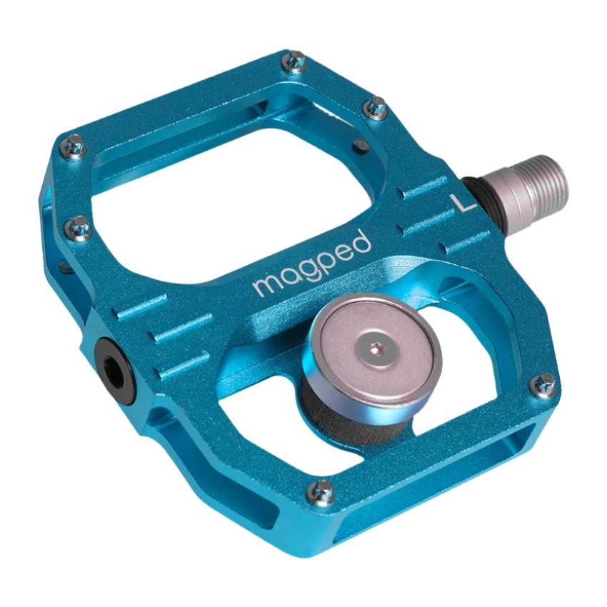 Magped Sport2 200N Magnetic Flat Pedals - Standard - Blue