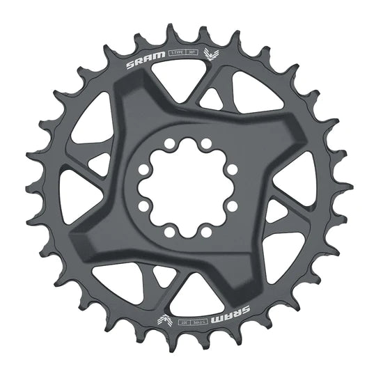 SRAM Eagle T-Type Chainring - 8-Bolt - Direct Mount - 3mm Boost - Round - 32T - 12 Speed - Dark Polar