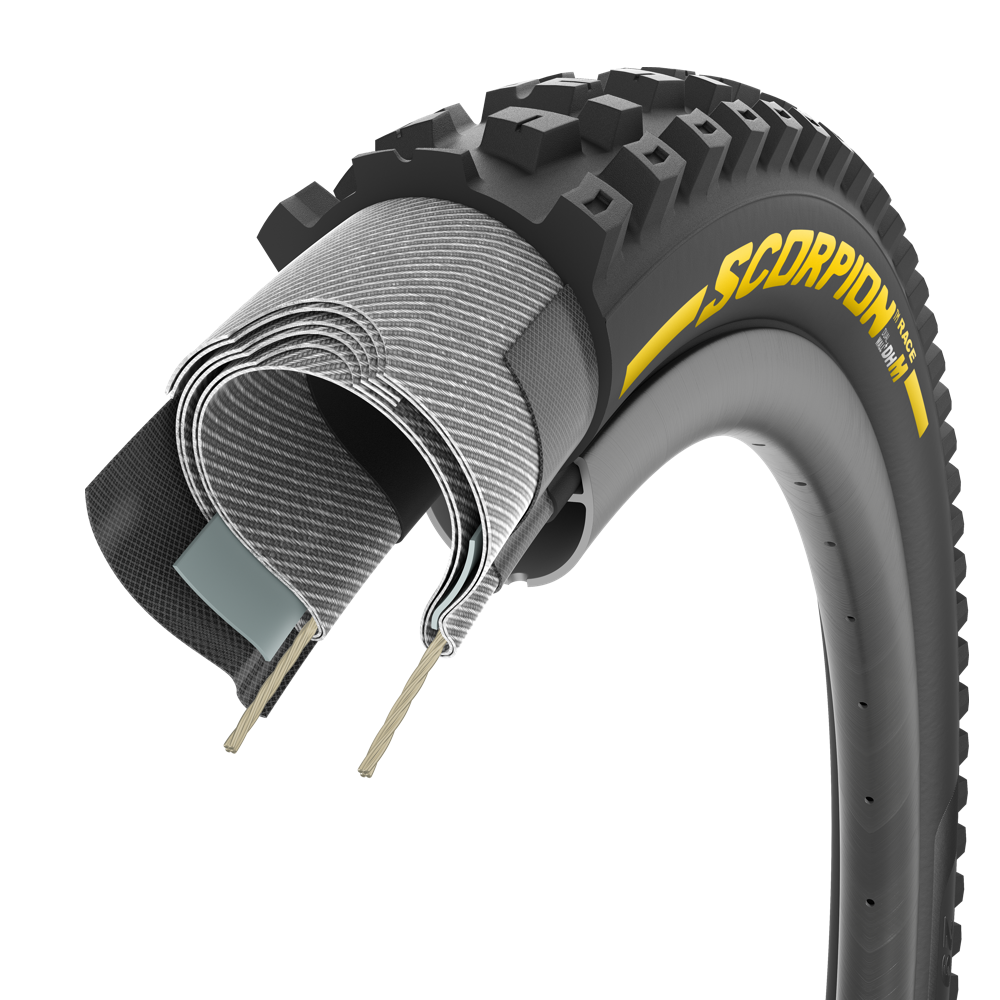 Pirelli Scorpion Race DH M Tyre - 27.5 Inch - 2.5 Inch - TR Folding - Yellow Label
