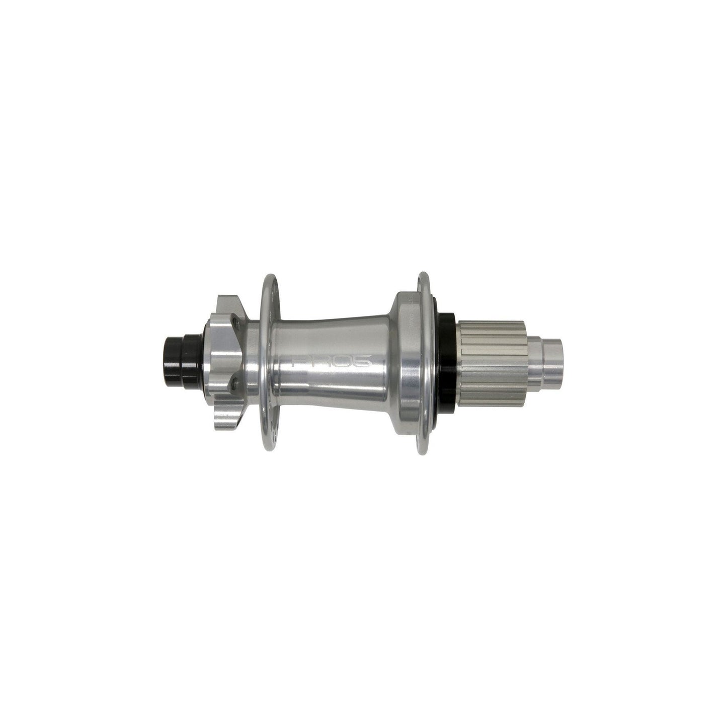 Hope Pro 5 Rear 6 Bolt 12x148mm Disc Hub - Rear - 12x148mm Boost - Shimano Microspline - 6 Bolt - 32 Hole - J-Bend - Silver