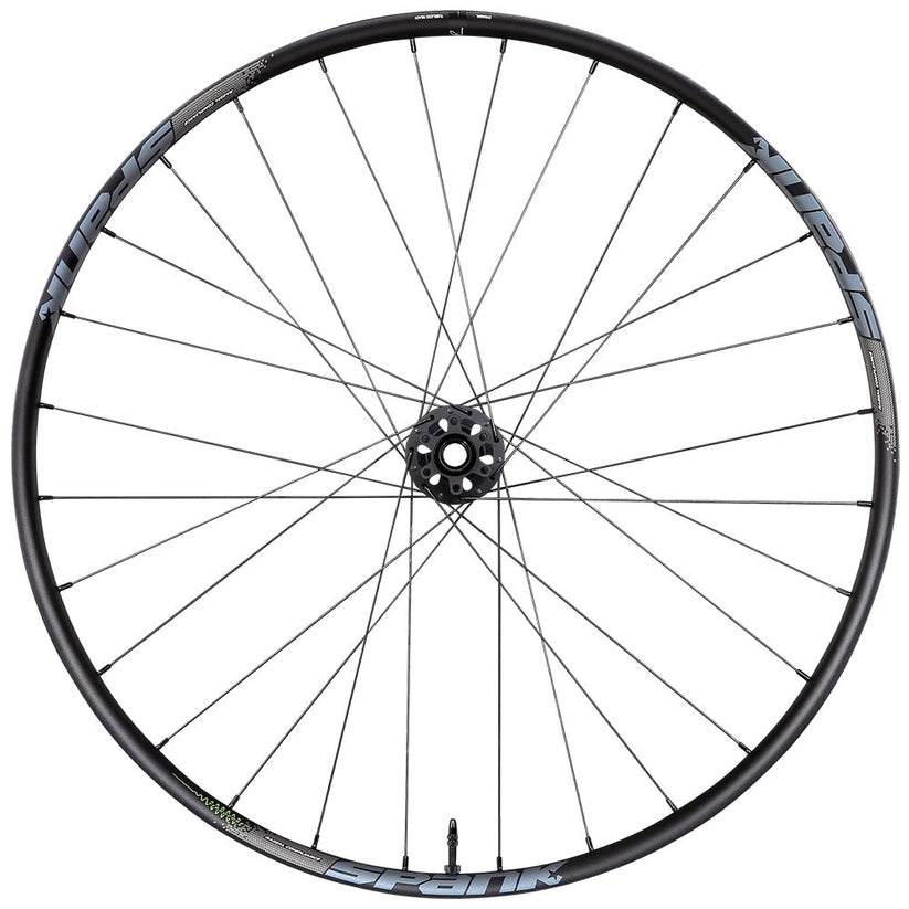 Spank Flare 24 Vibrocore Front Wheel - Front - 650c - 12x100mm - 9x100mm QR - Aluminium - 24mm - 6 Bolt