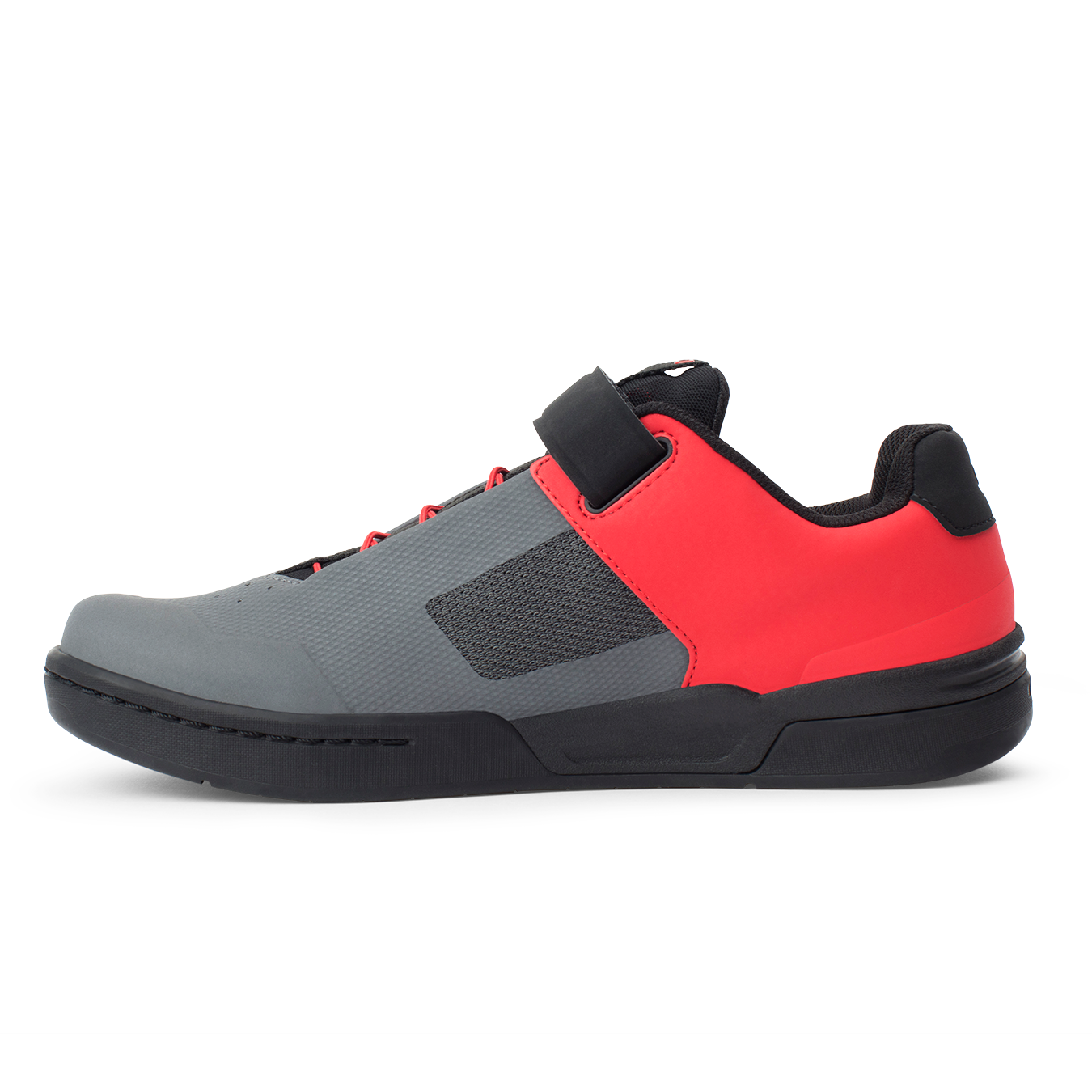 Crank Brothers Stamp Speedlace Flat Shoes - US 5.5 - Grey - Red