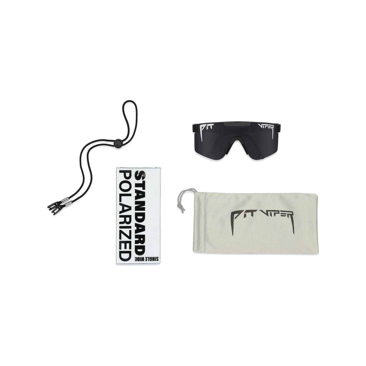 Pit Viper Original Sunglasses - The Exec - Black - Polarized Lens