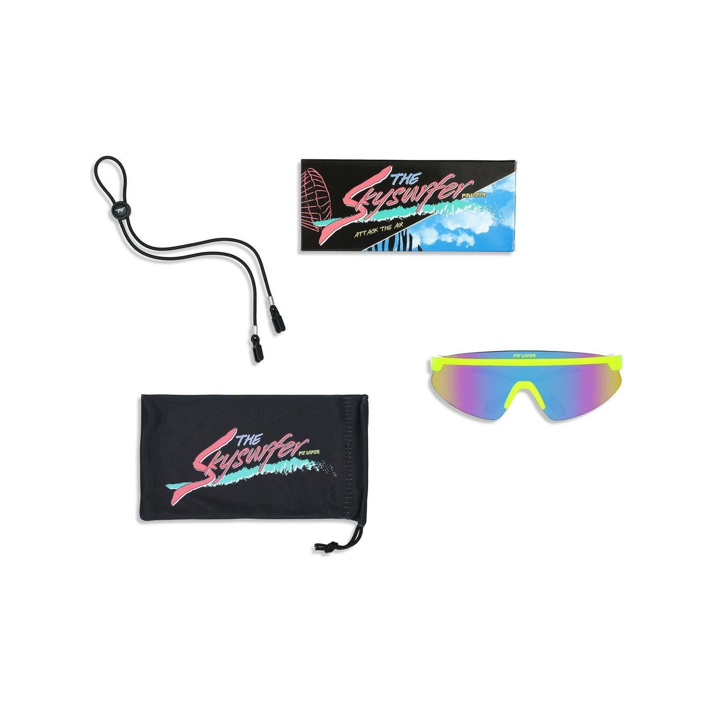 Pit Viper Skysurfer Sunglasses - The Sludge - Green - Polarized Lens