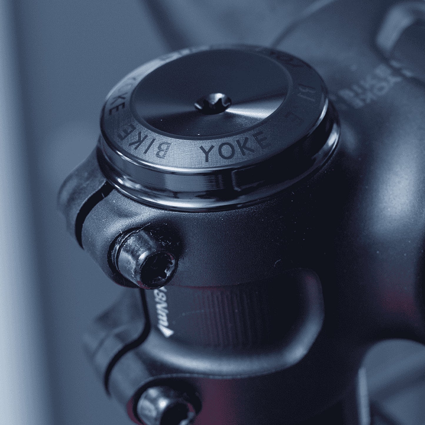 Bikeyoke Topper High Headset Stem Cap - Silver
