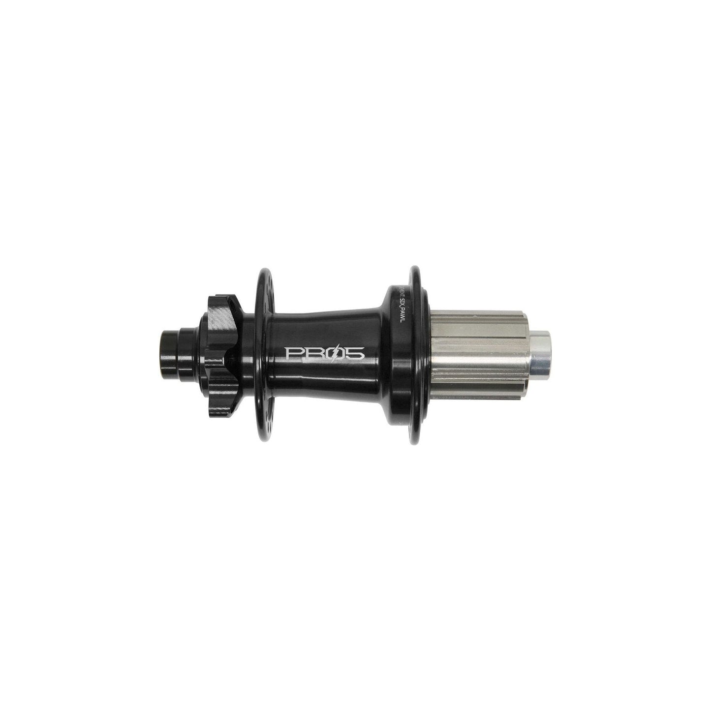 Hope Pro 5 eBike Rear 6 Bolt 12x148mm Disc Hub - Rear - 12x148mm Boost - Shimano HG Splined - 6 Bolt - 32 Hole - J-Bend - Black