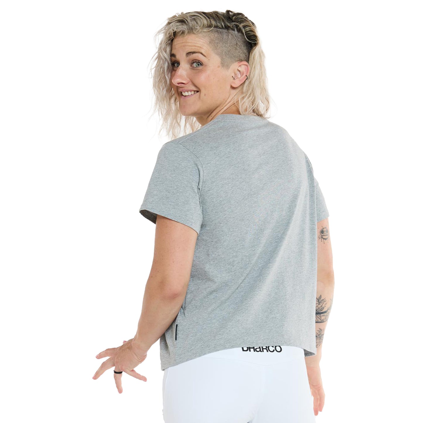DHaRCO Women's Cotton Tee - Women's XL - Grey Marble