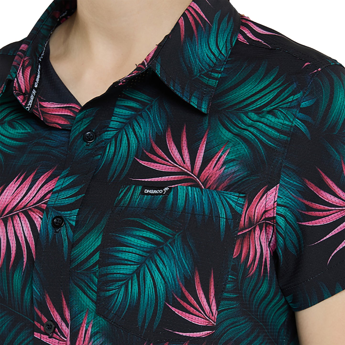 DHaRCO Women's Tech Party Shirt - Women's L - Dark Fern