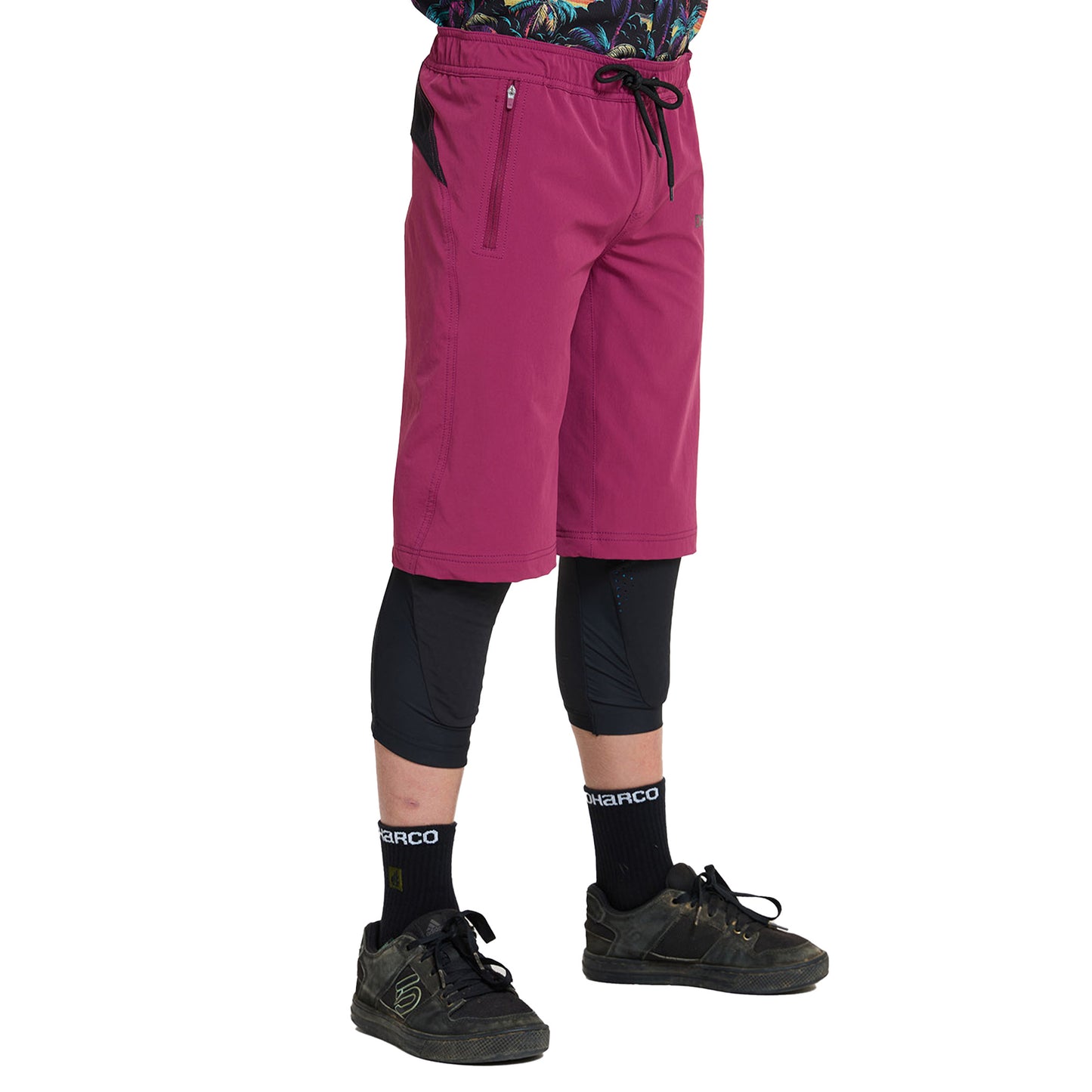 DHaRCO Youth Gravity Shorts - Youth M - Sangria