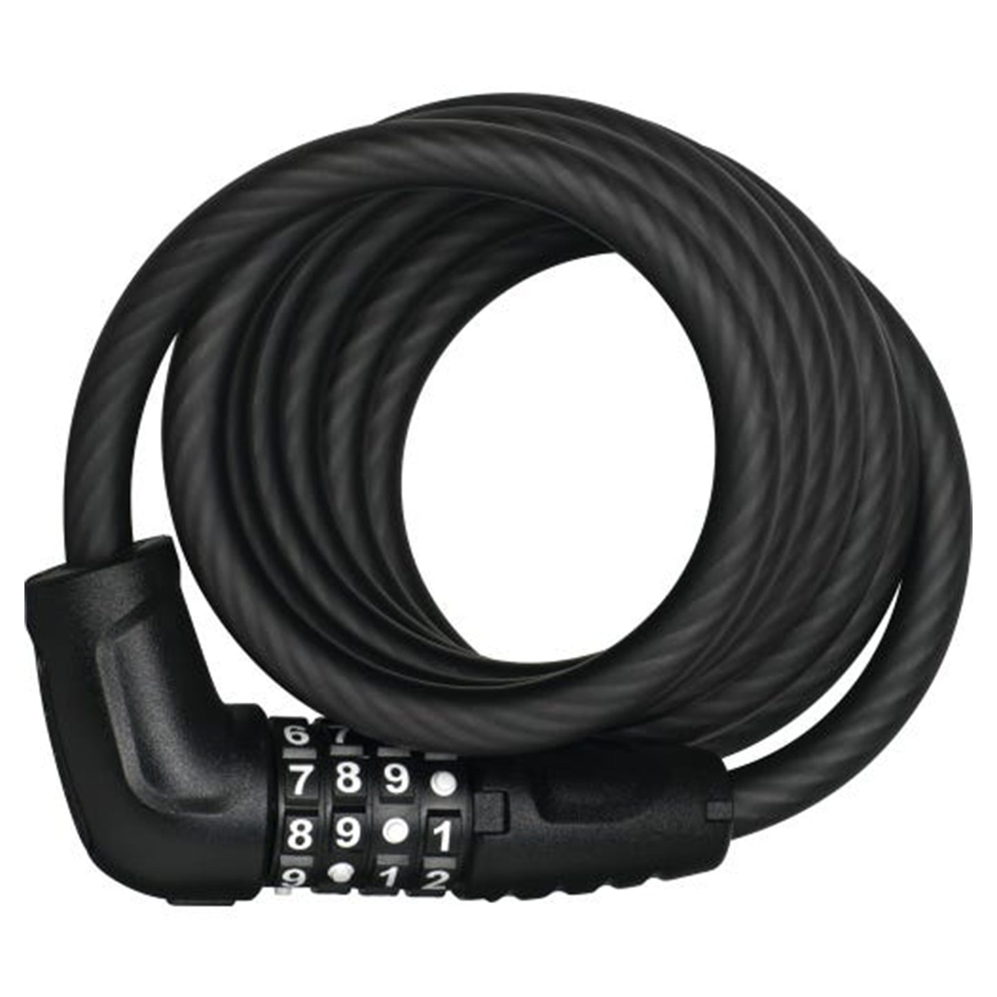ABUS Coil Combo Numero 5510C Lock - Black - 180cm - Steel - Image 1