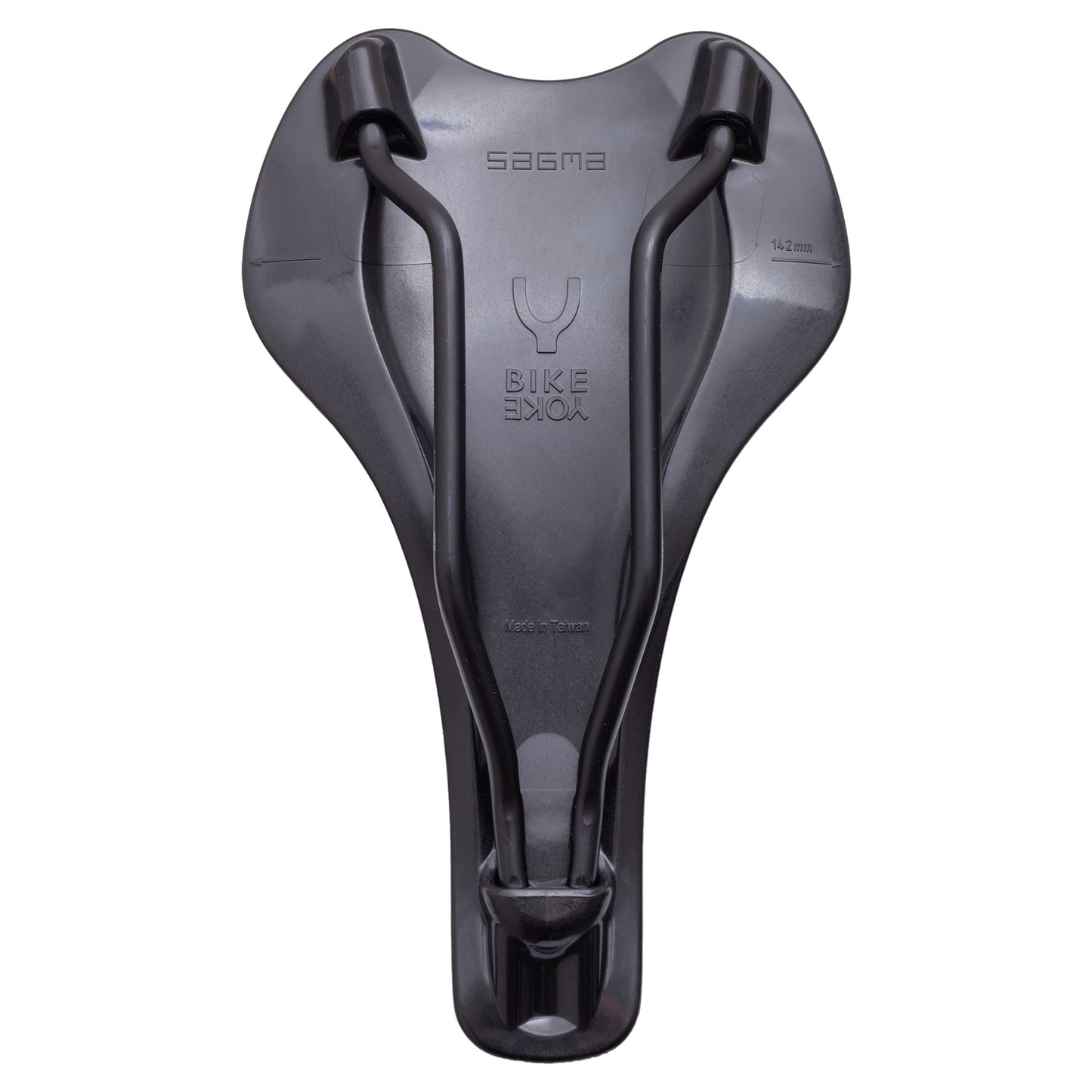 BikeYoke Sagma 3D Lite Saddle - Aluminium - 130mm - Black - Image 3
