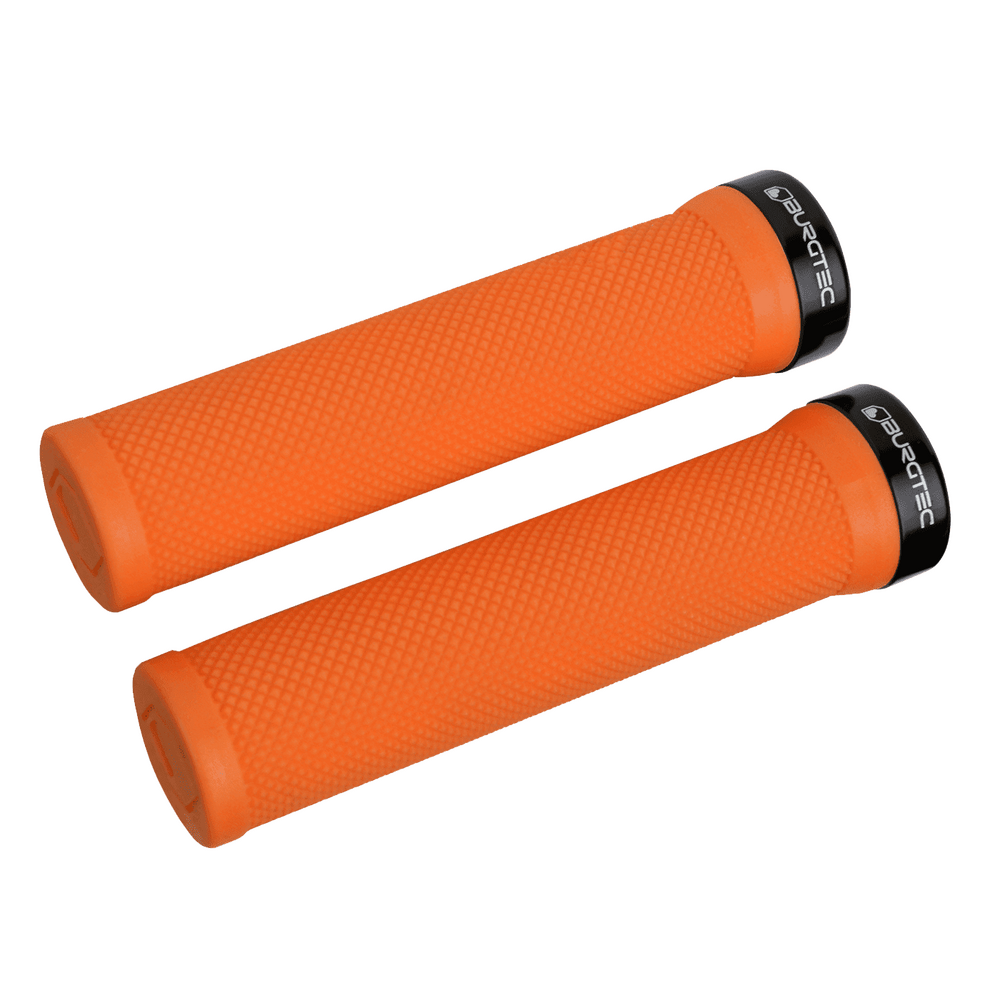 Burgtec Bartender Lock-On Grips - Iron Bro Orange - Image 1