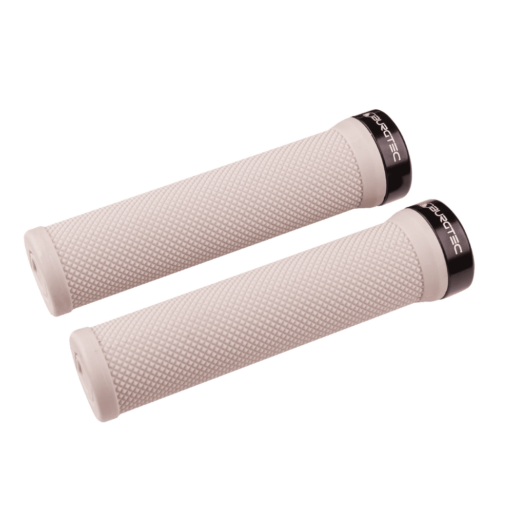 Burgtec Bartender Lock-On Grips - Nasa Grey - Single Lock On Grips - Image 1