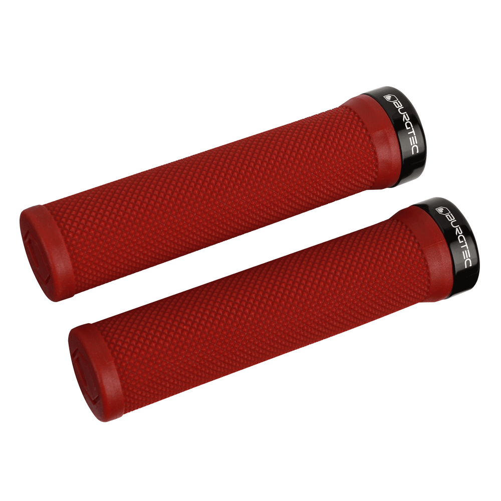 Burgtec Bartender Lock-On Grips - Race Red - Image 1