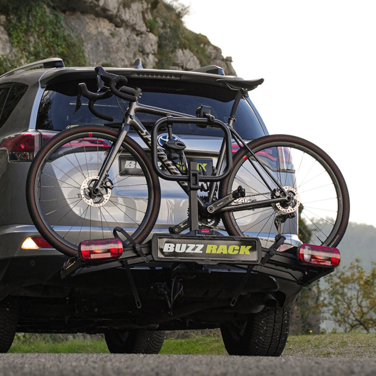 Buzzrack Scorpion LITE 2 Platform Rack - Tow Ball - 2 Bike - Black - Image 6