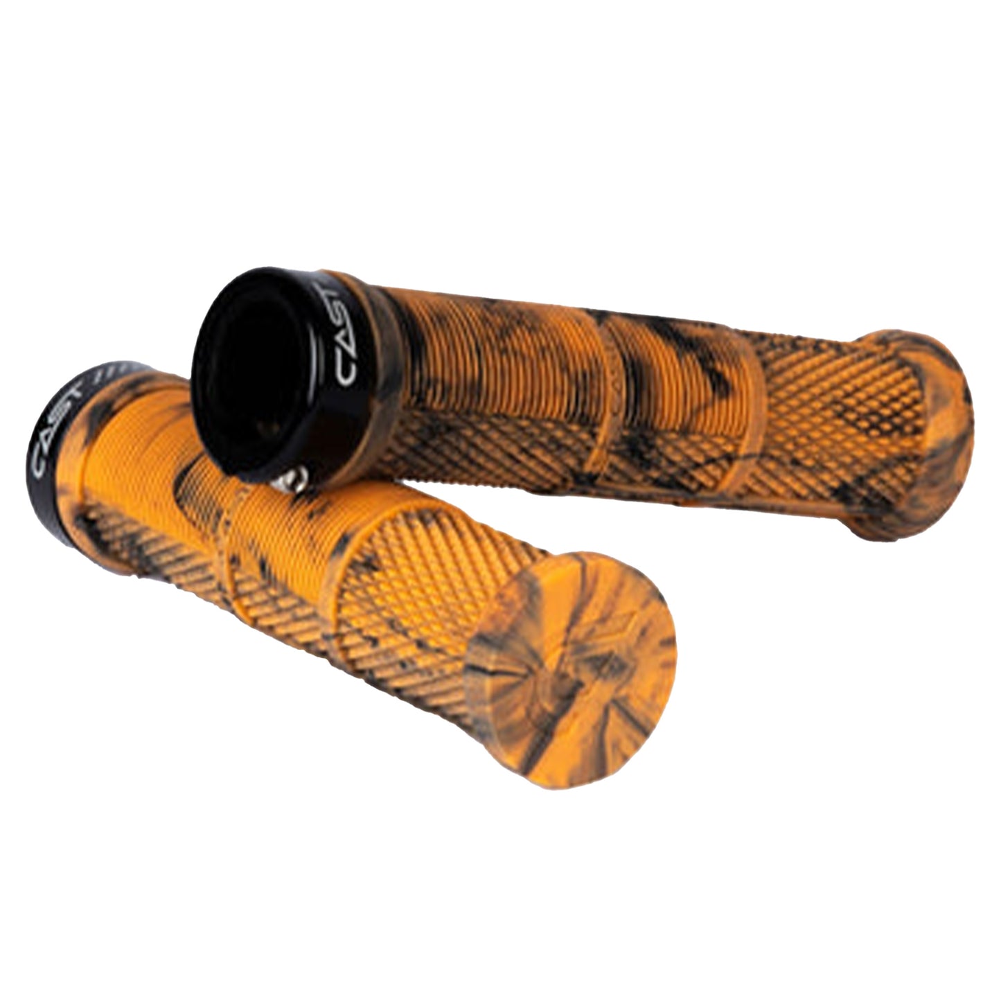 Cast Bamba Grip - Black / Orange - Single Lock On Grips - Image 1