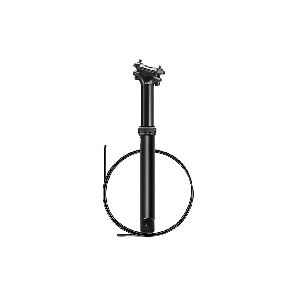 Crank Brothers Highline XC/Gravel Dropper Post - 27.2mm - Internal - Stealth - 80mm Drop - 407mm Length - No Remote Supplied - Image 1