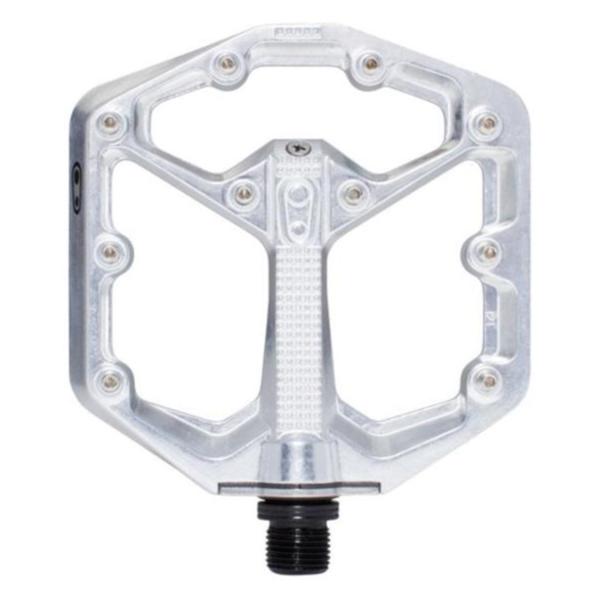 Crank Brothers Stamp 7 Alloy Pedals - S - High Polished Silver - Image 1