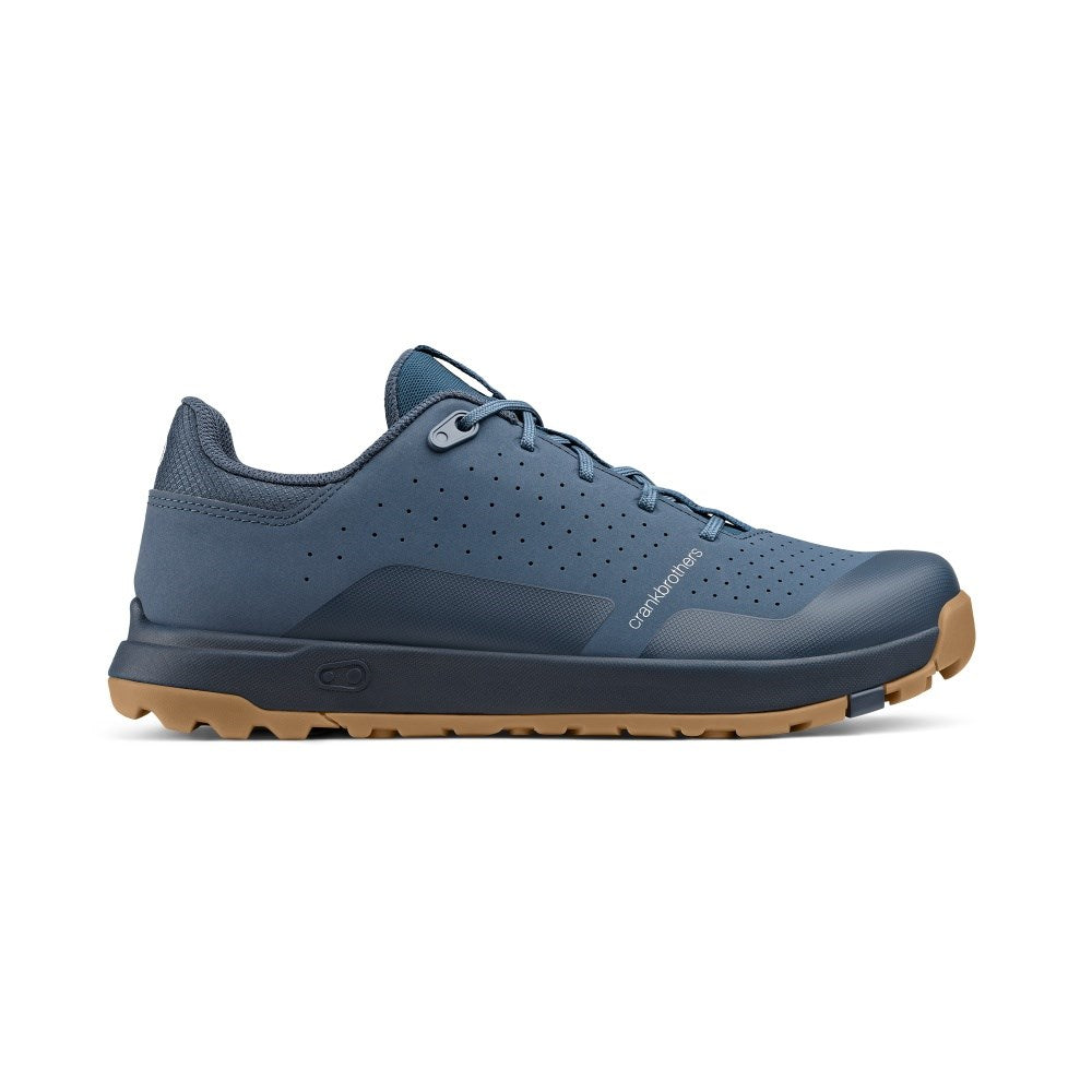 Crankbrothers Mallet Trail Lace Clipless Shoes - US 5.0 - Navy - Gum - Image 1