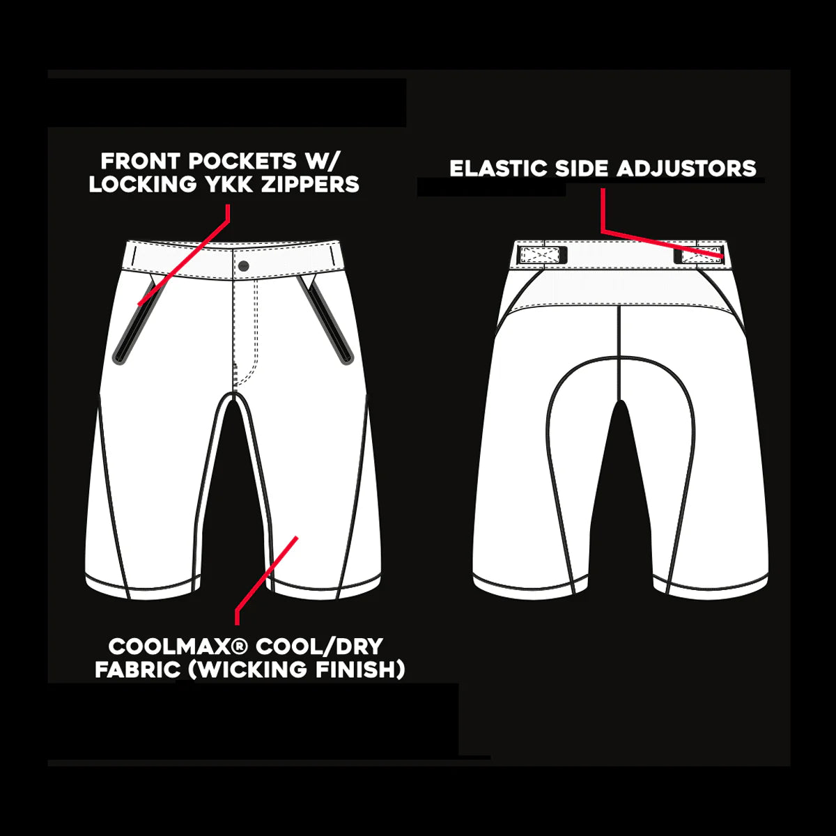 Crossline 2.0 Shorts - 36 - Black/Camo