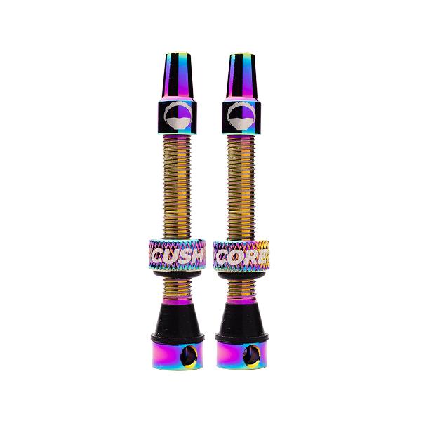 CushCore Tubeless Valves - 44mm - Oil Slick - Image 1