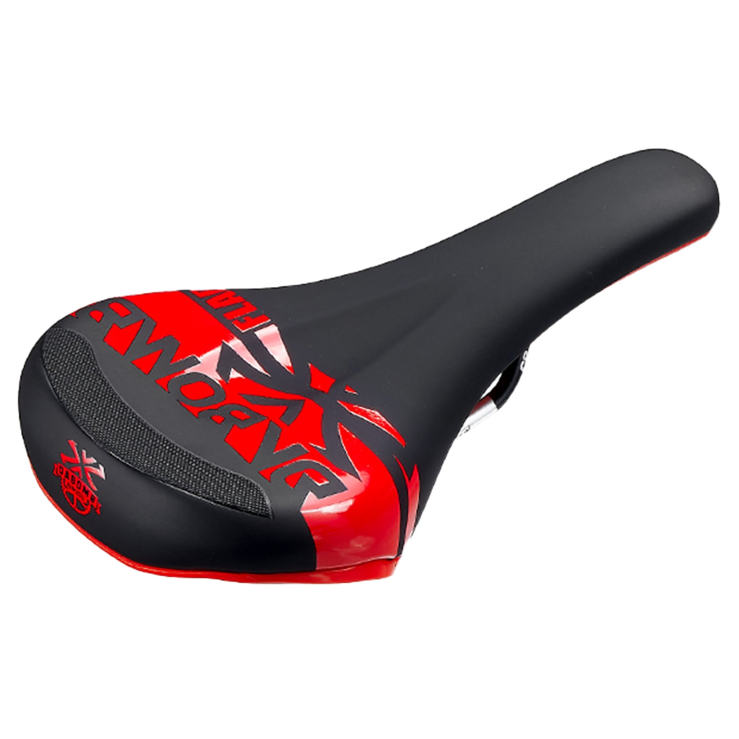 DaBomb Flap-X Saddle - Cro-Mo Steel - 144mm - Red - Image 1